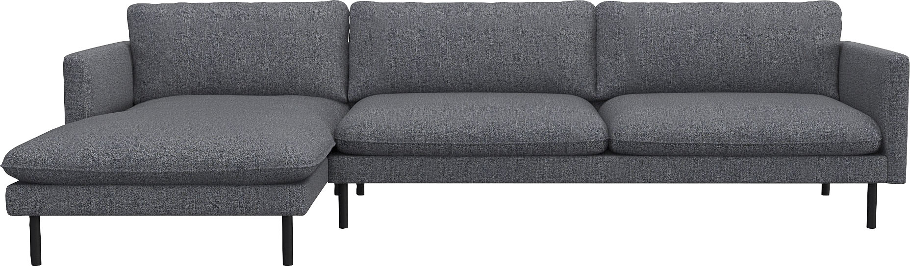 FLEXLUX Ecksofa »Bolzano Designsofa, bequem durch Kaltschaum im Sitz, L-For günstig online kaufen