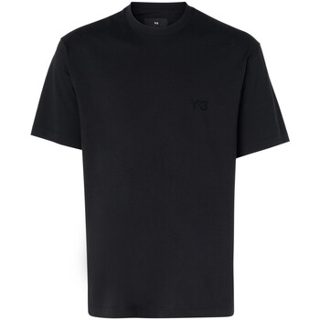 Y-3  T-Shirts & Poloshirts T-Shirt Entspannt in schwarzer Baumwolle günstig online kaufen