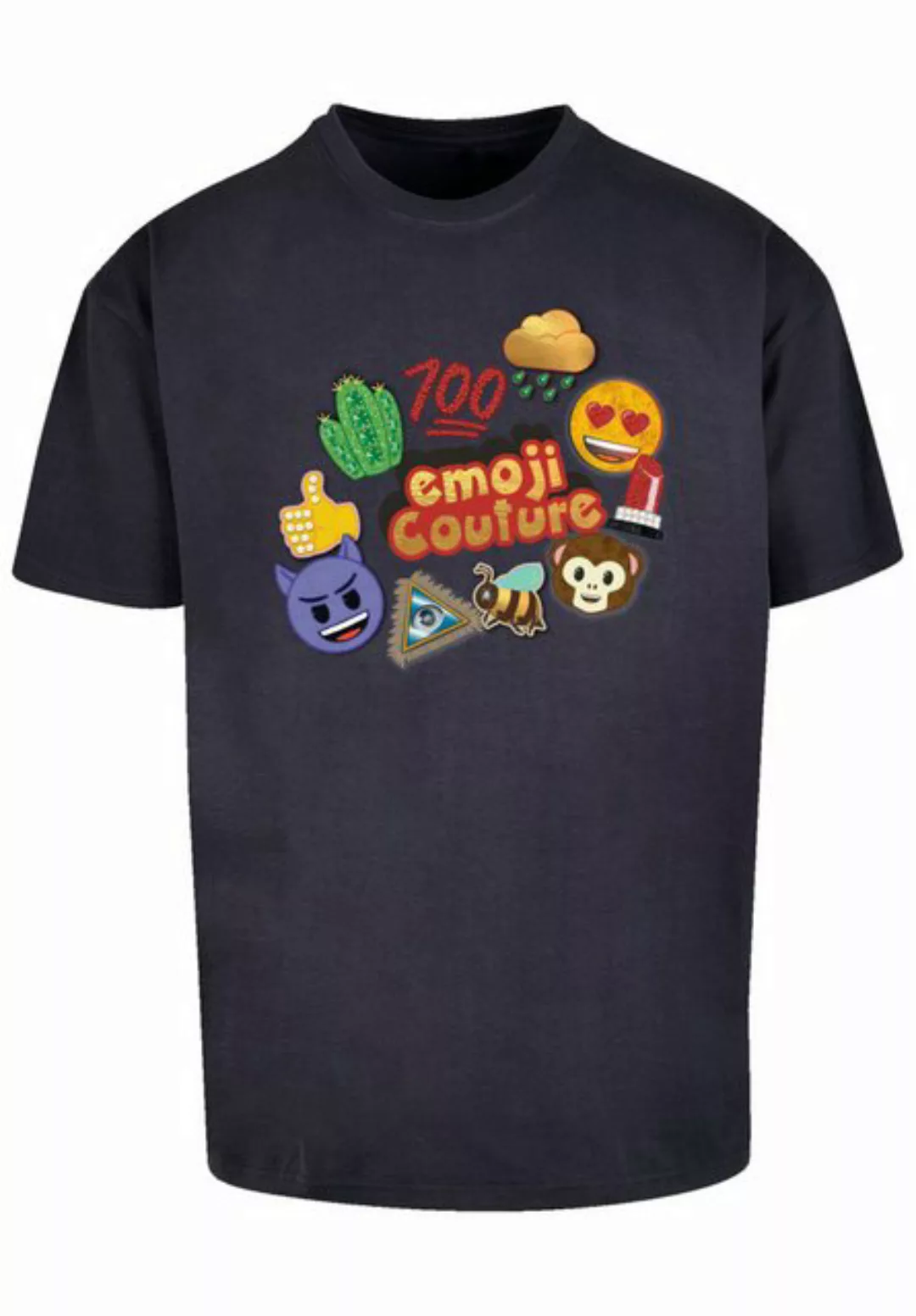 emoji couture T-Shirt gold logo stylish icons Premium Qualität günstig online kaufen