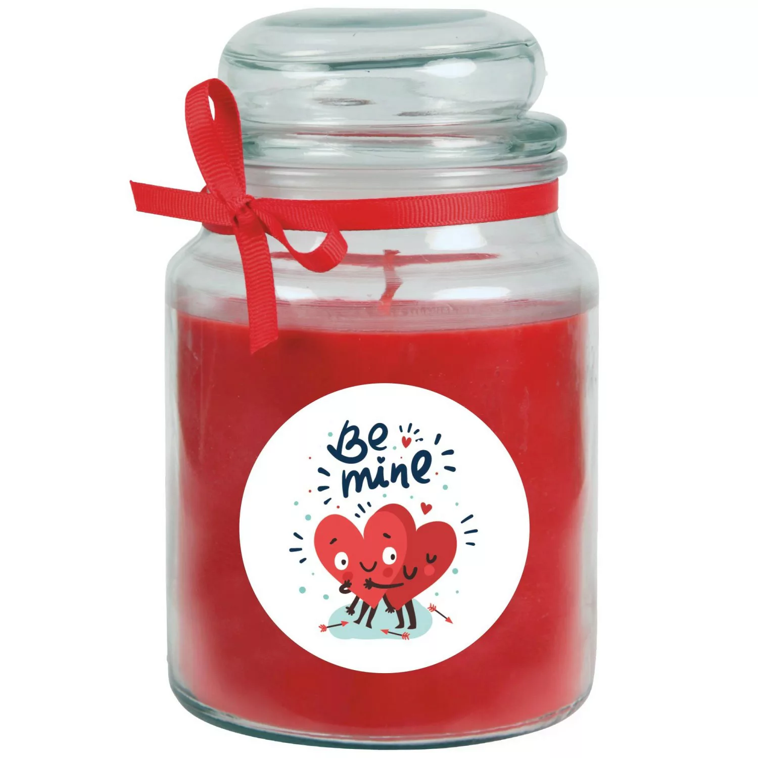 HS Candle Duftkerze & Glas Valentinstag Bonbon 110h Be Mine günstig online kaufen