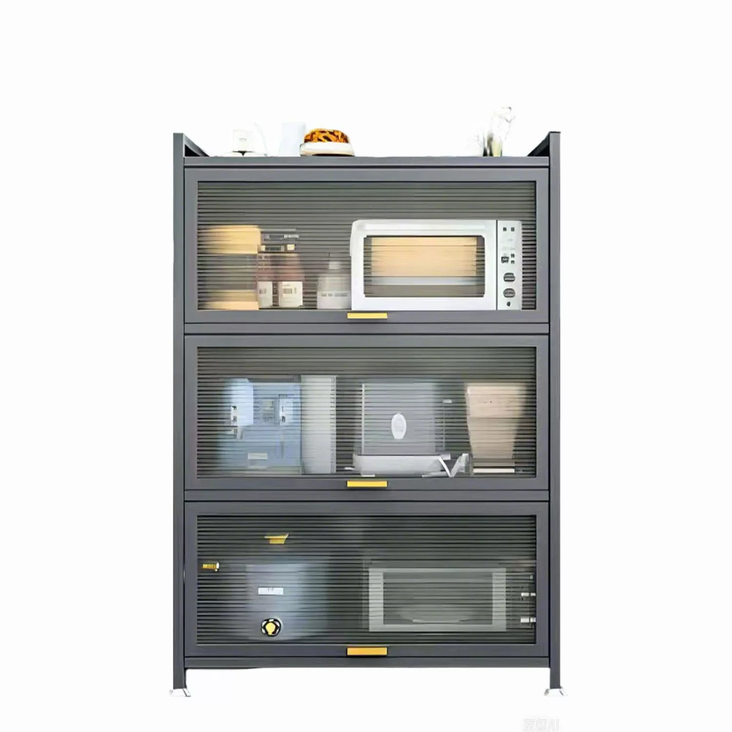 FOXSPORT Mehrzweckschrank Küchenschrank Vorratschrank (mit 4/5 günstig online kaufen