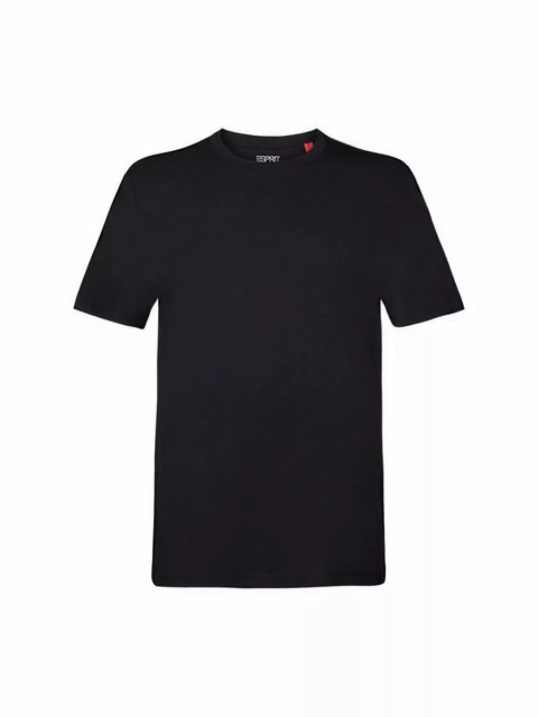 Esprit Collection T-Shirt Rundhals-T-Shirt aus Pima-Baumwolljersey (1-tlg) günstig online kaufen