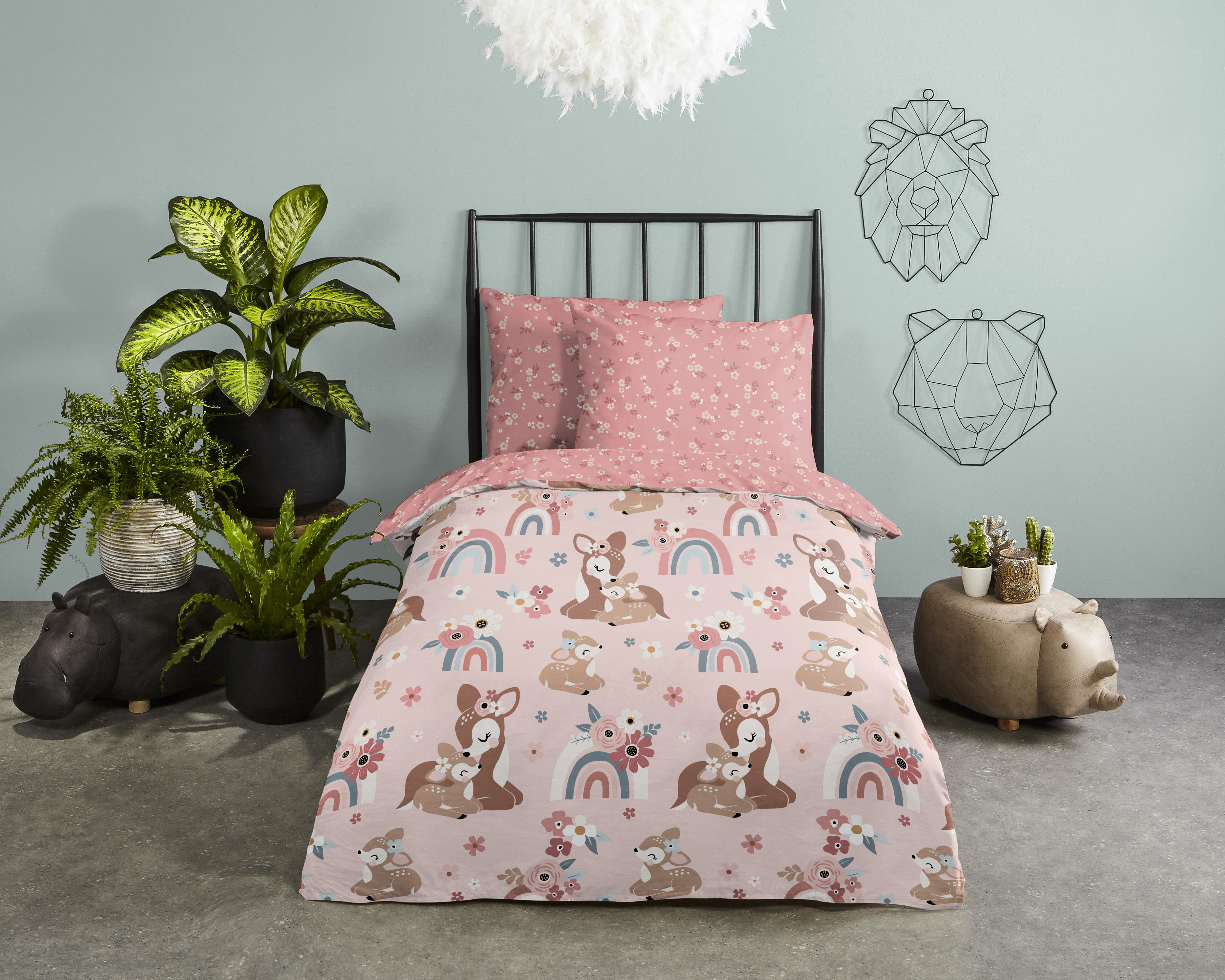 good morning Babybettwäsche »Bibi blossom«, Baumwolle, 120x150, Reißverschl günstig online kaufen