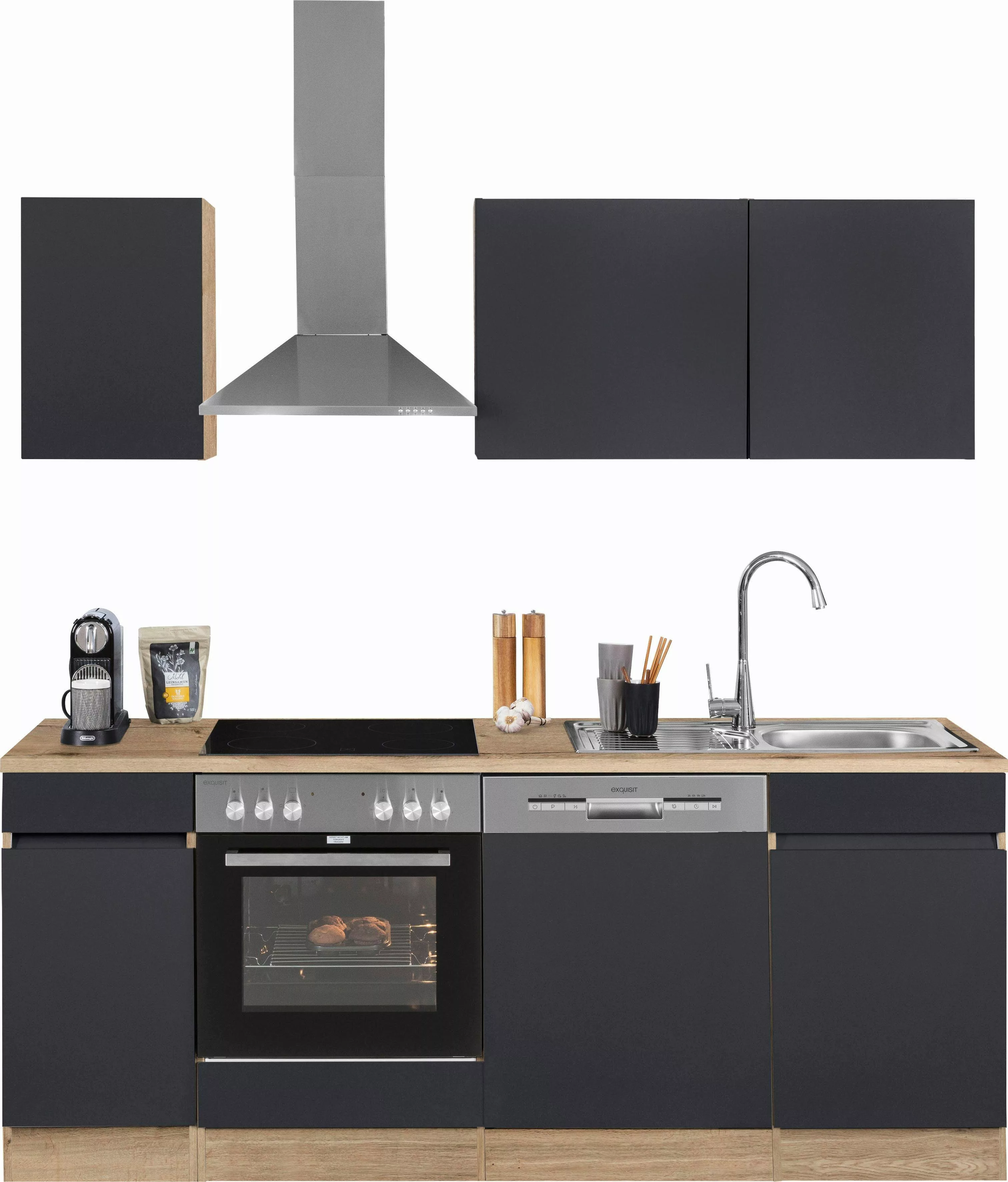 OPTIFIT Küchenzeile "Roth", Breite 210 cm, wahlweise mit E-Geräten, Push-to günstig online kaufen