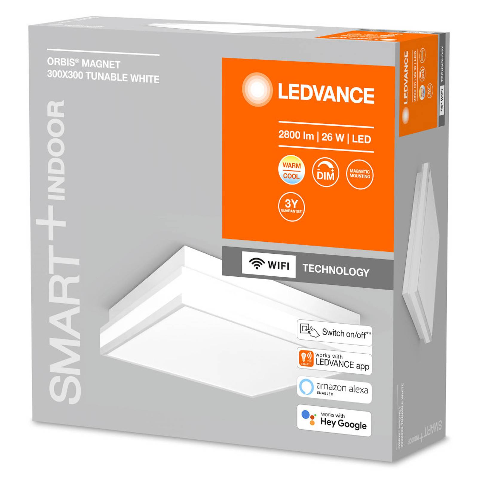 LEDVANCE SMART+ WiFi Orbis Magnet weiß, 30x30cm günstig online kaufen