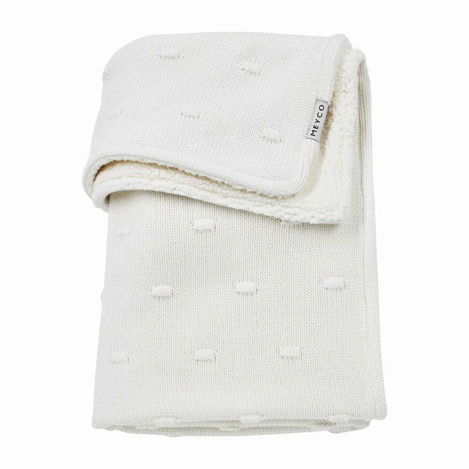 Babydecke Offwhite, Meyco Baby, 75x100cm günstig online kaufen