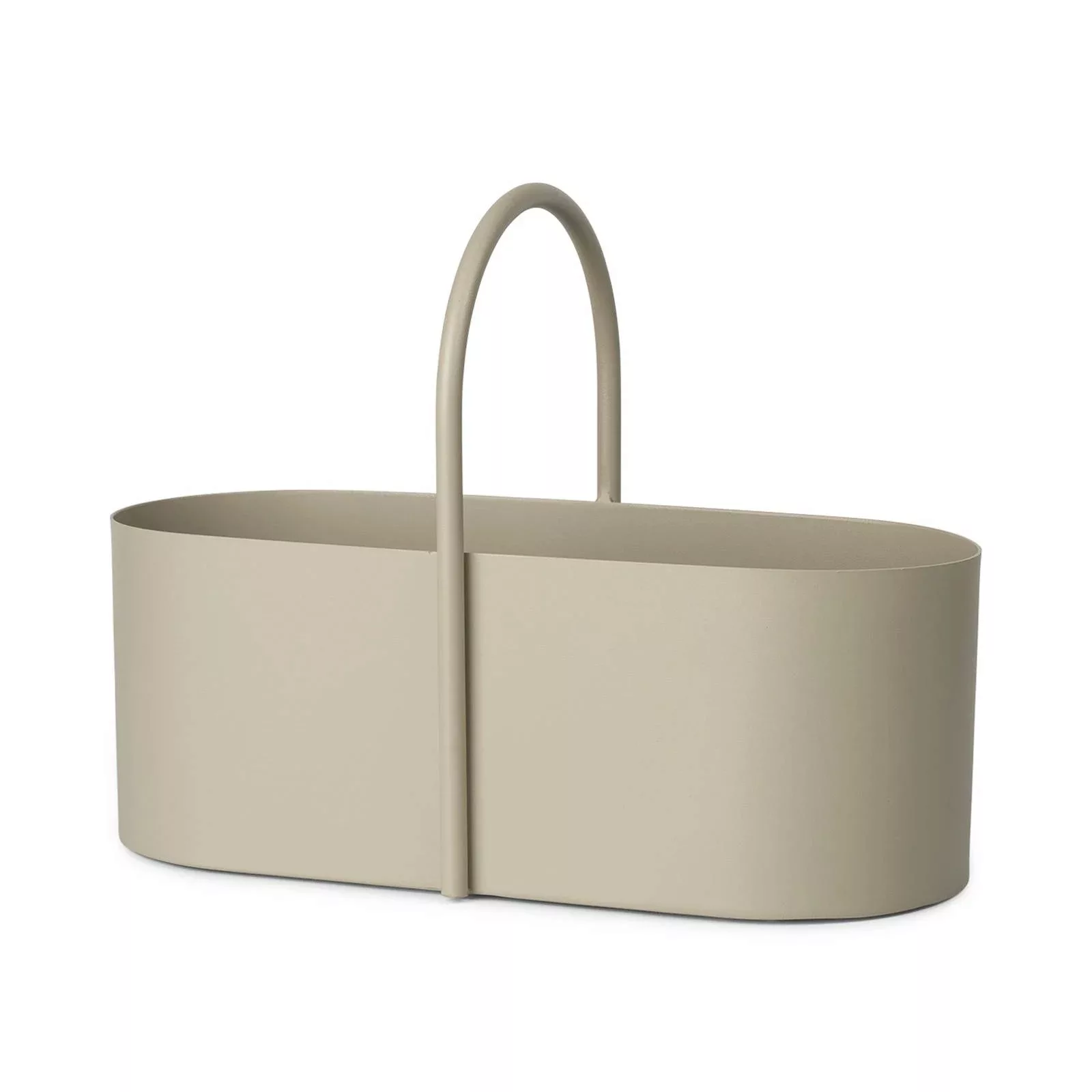 ferm LIVING Werkzeugkasten Grib, beige, 35 cm breit, Eisen günstig online kaufen