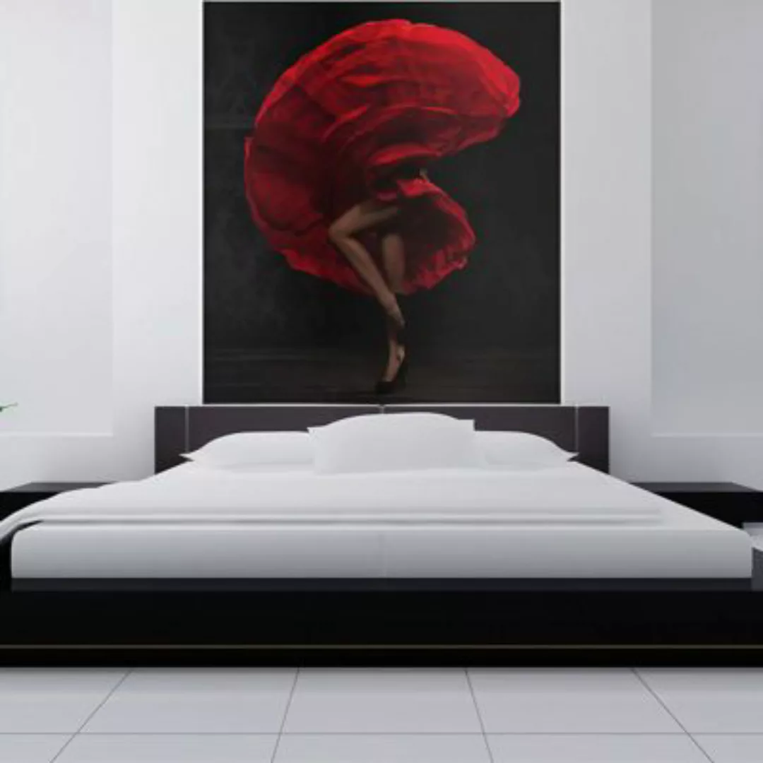 artgeist Fototapete Flamencotänzerin mehrfarbig Gr. 200 x 154 günstig online kaufen