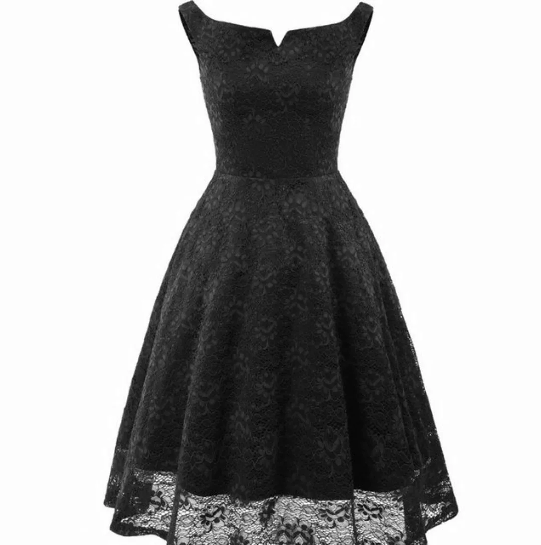FIDDY Abendkleid Spitzenkleid mit V-Ausschnitt günstig online kaufen