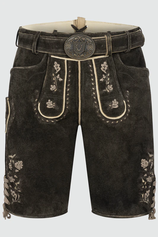 Lederhose Calle mit Gürtel günstig online kaufen