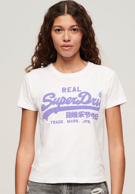 Superdry Kurzarmshirt NEON VL GRAPHIC FITTED TEE günstig online kaufen