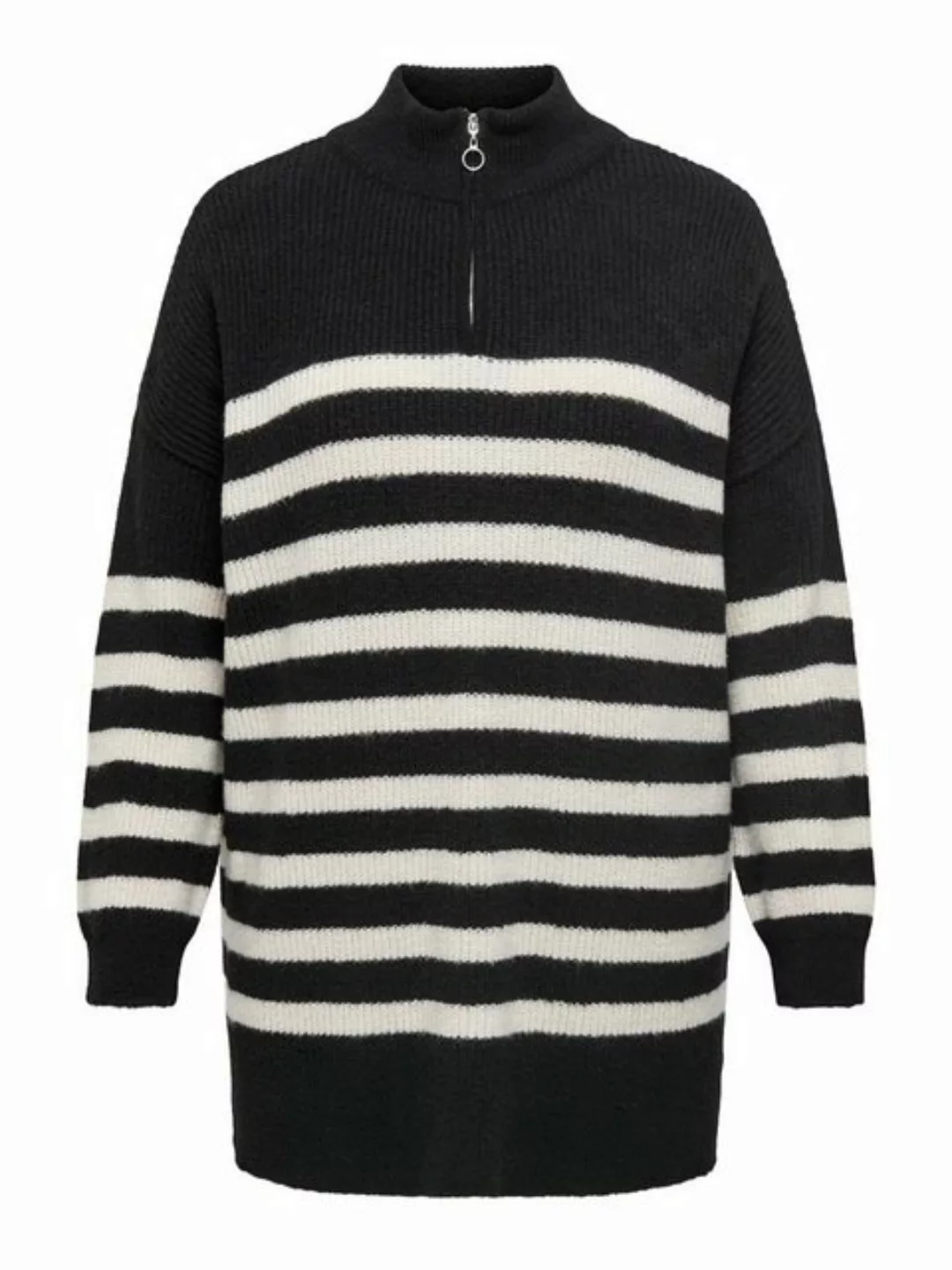 ONLY CARMAKOMA Stehkragenpullover CARALFRIDA LS ZIP HIGHNECK CC KNT günstig online kaufen