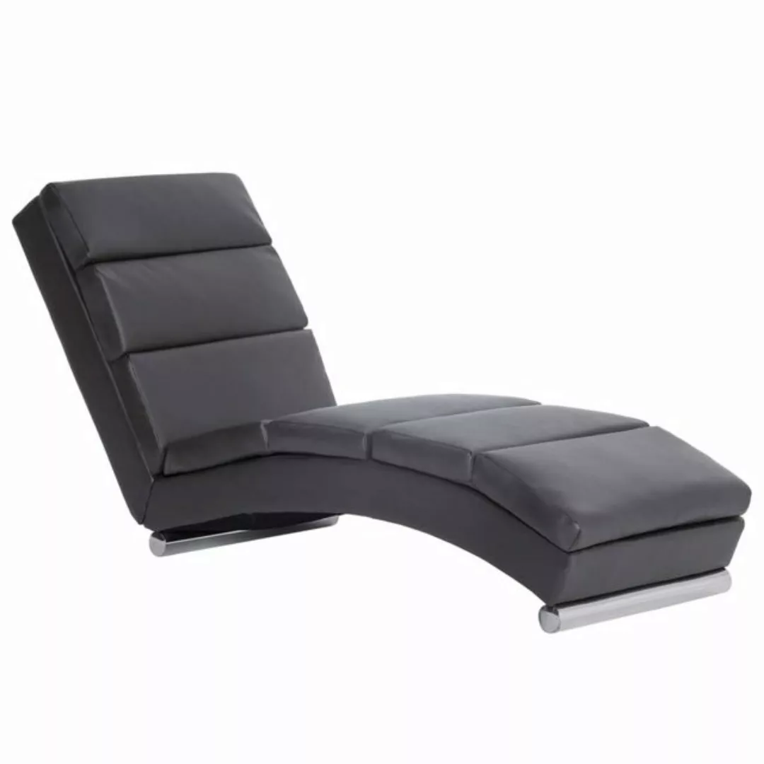 Chaiselongue Grau Kunstleder günstig online kaufen