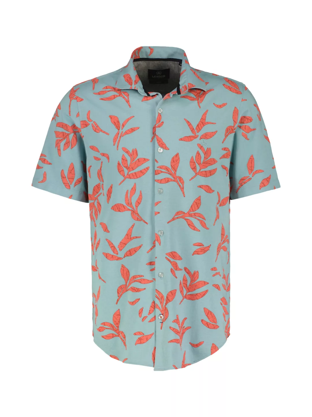 LERROS Kurzarmhemd "LERROS Kurzarmhemd mit floralem Print" günstig online kaufen