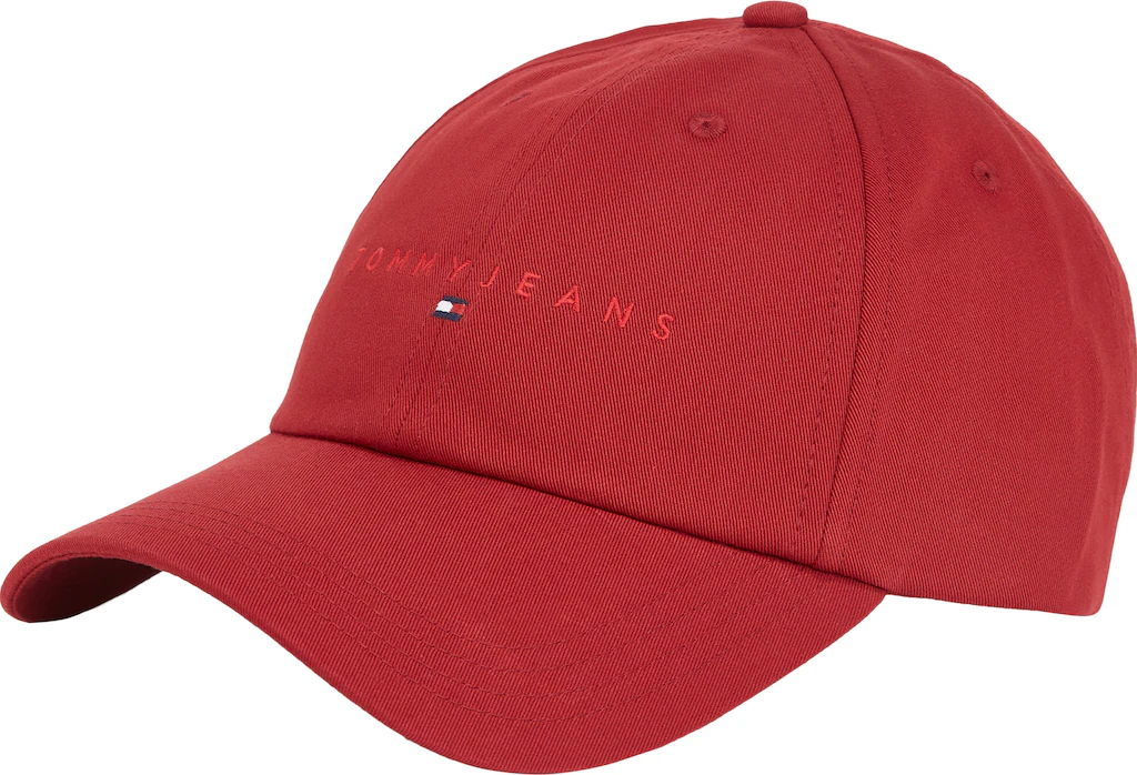 Tommy Jeans Baseball Cap "TJM LINEAR LOGO CAP", Klettverschluss, Logosticke günstig online kaufen