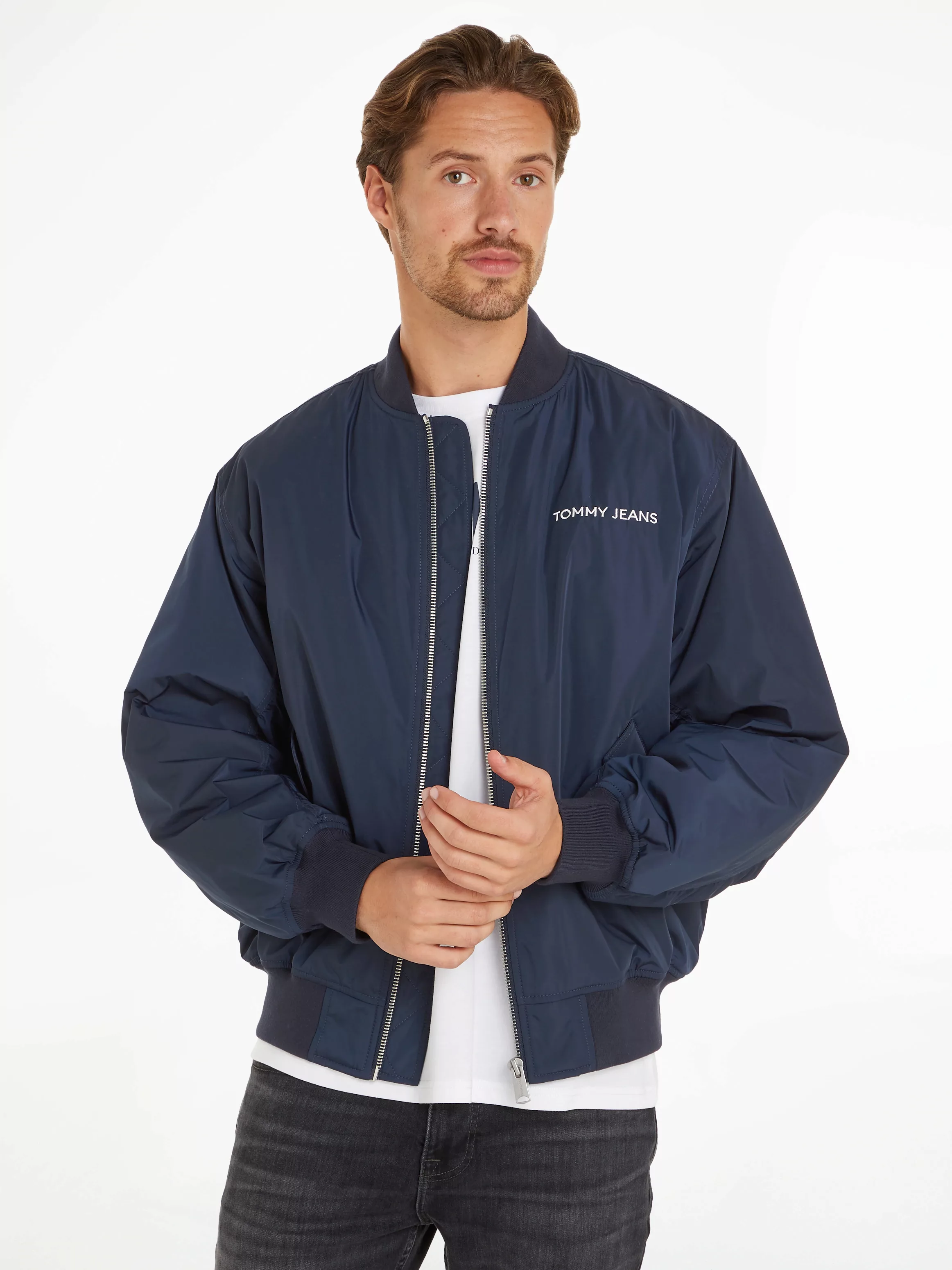 Tommy Jeans Plus Bomberjacke "TJM ENTRY BOMBER EXT", Große Größen mit Logop günstig online kaufen