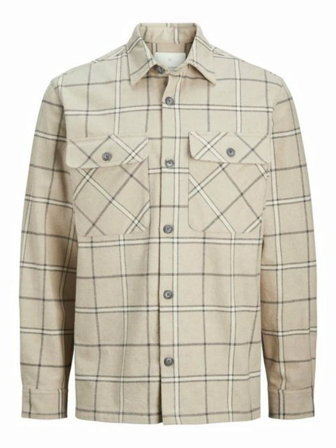 Jack & Jones Blusenshirt JPRRAYMOND MELANGE CHECK LS OVERSHI günstig online kaufen