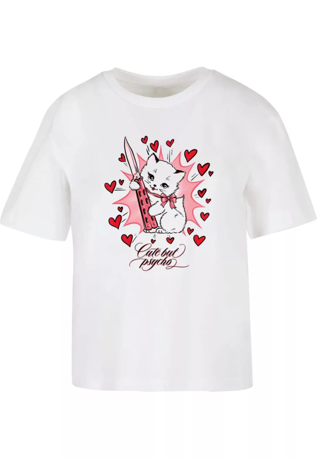 Miss Tee T-Shirt "Miss Tee Psycho Kitty Tee", (1 tlg.) günstig online kaufen