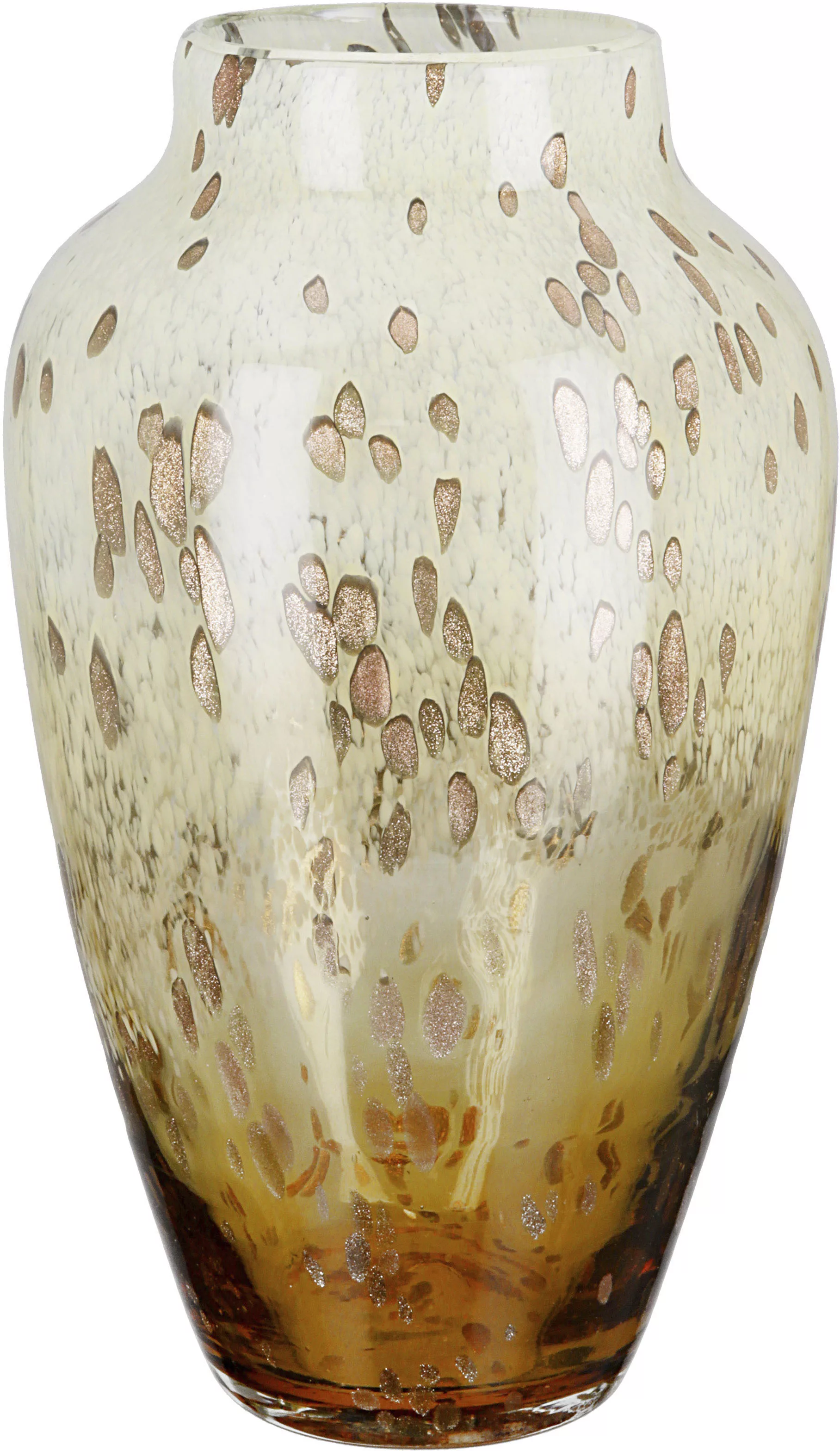 Casablanca by Gilde Tischvase »Ambrosio, Dekovase«, (1 St.), Vase aus Glas, günstig online kaufen