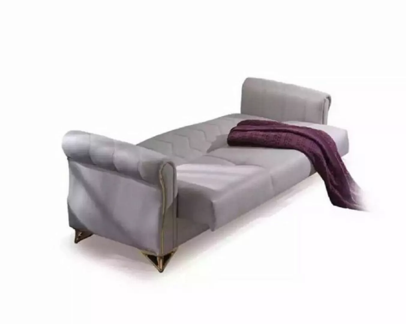 JVmoebel 3-Sitzer Grau Sofa 3-Sitzer Couch Sitzmöbel Wohnzimmer Sofas, 1 Te günstig online kaufen