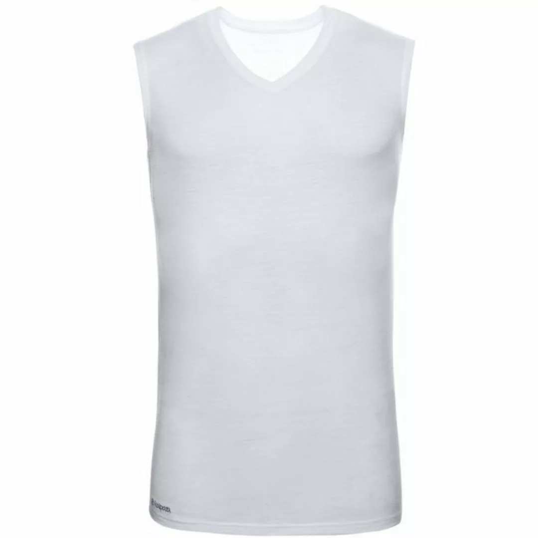 Kaipara - Merino Sportswear Muskelshirt Merino Tank Top Herren Slimfit V-Ne günstig online kaufen