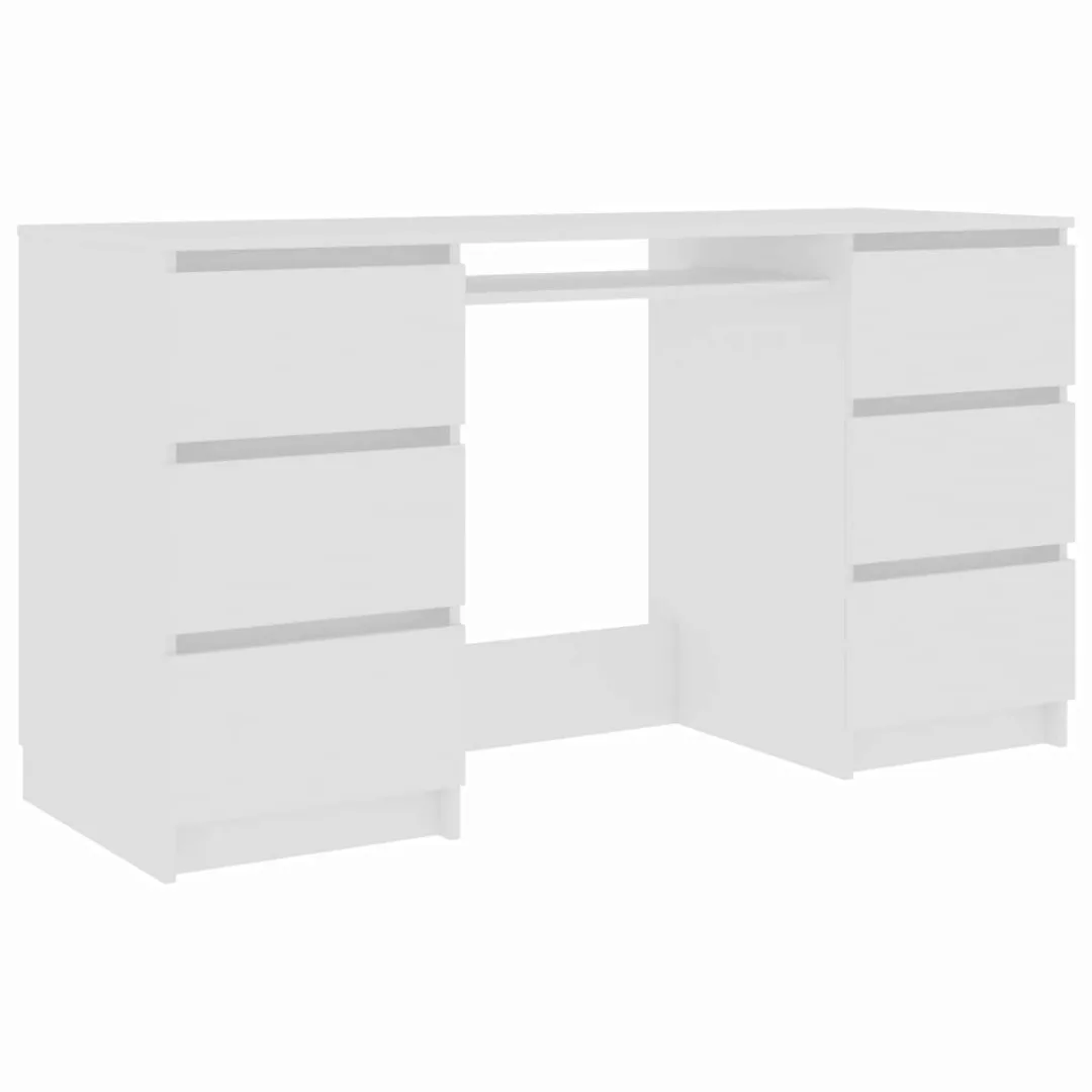 Schreibtisch Weiß 140ã50ã77 Cm Spanplatte günstig online kaufen