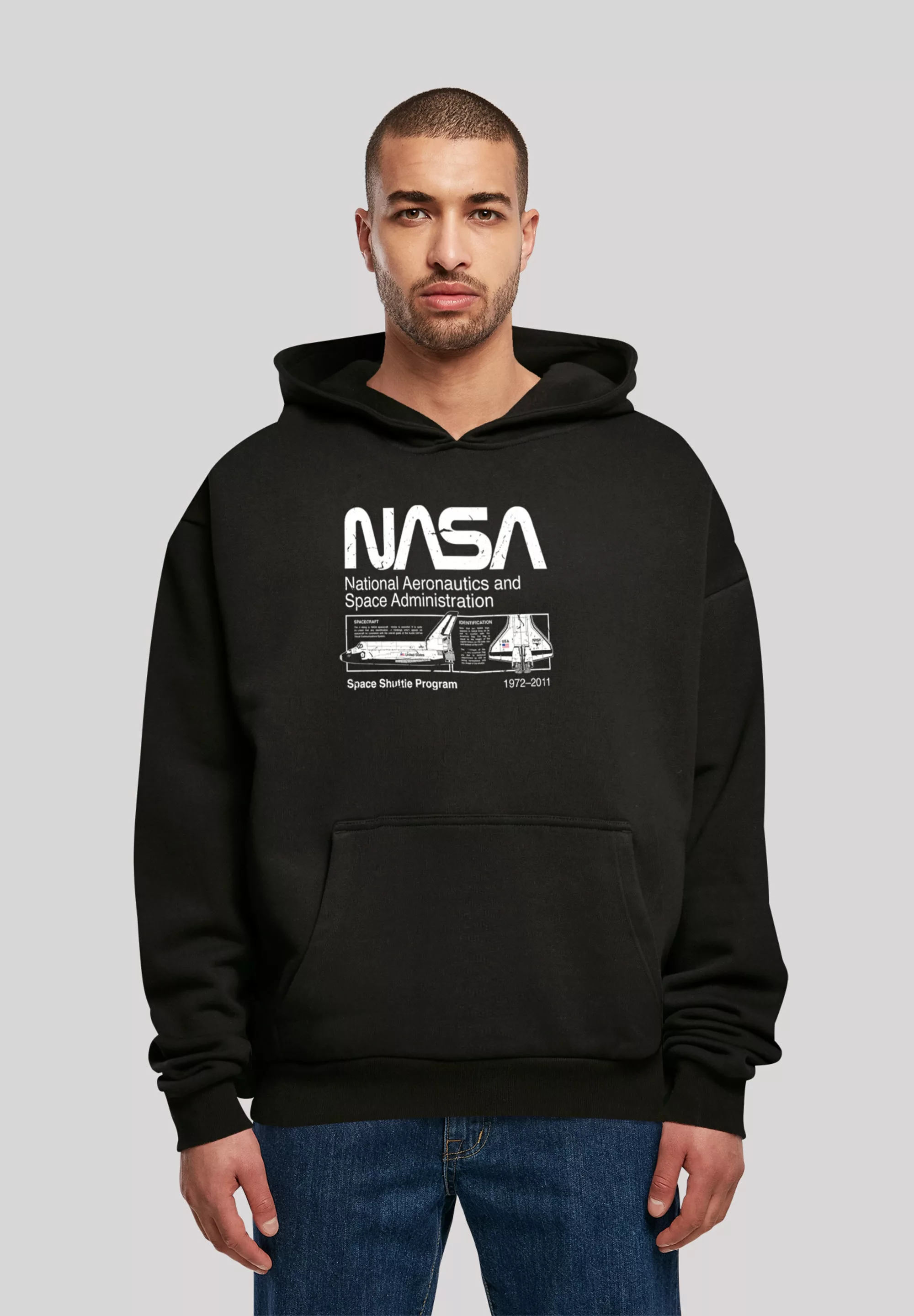 F4NT4STIC Kapuzenpullover "NASA Classic Space Shuttle", Herren,Premium Merc günstig online kaufen