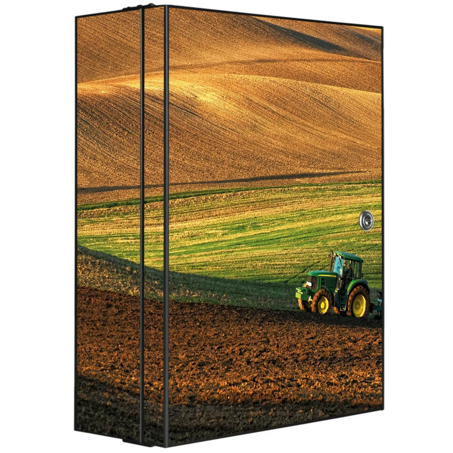 Banjado XXL Medizinschrank Abschliessbar 35x46x15cm Arzneischrank Anthrazit günstig online kaufen