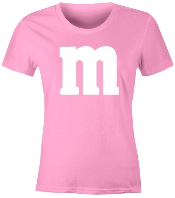 MoonWorks Print-Shirt Damen T-Shirt Gruppen-Kostüm M Aufdruck Kostüm Faschi günstig online kaufen