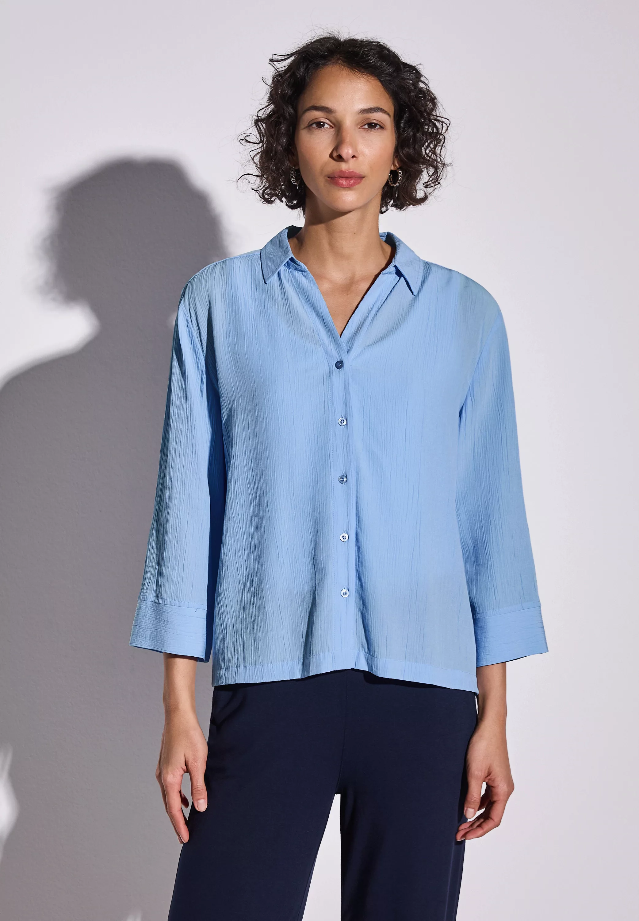 STREET ONE Klassische Bluse, mit 3/4 Ärmeln günstig online kaufen