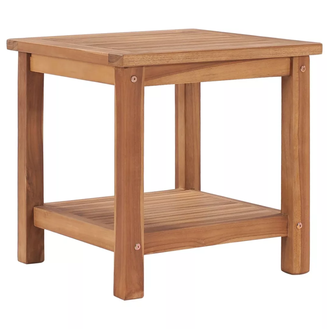 Couchtisch 45 X 45 X 45 Cm Massivholz Teak günstig online kaufen