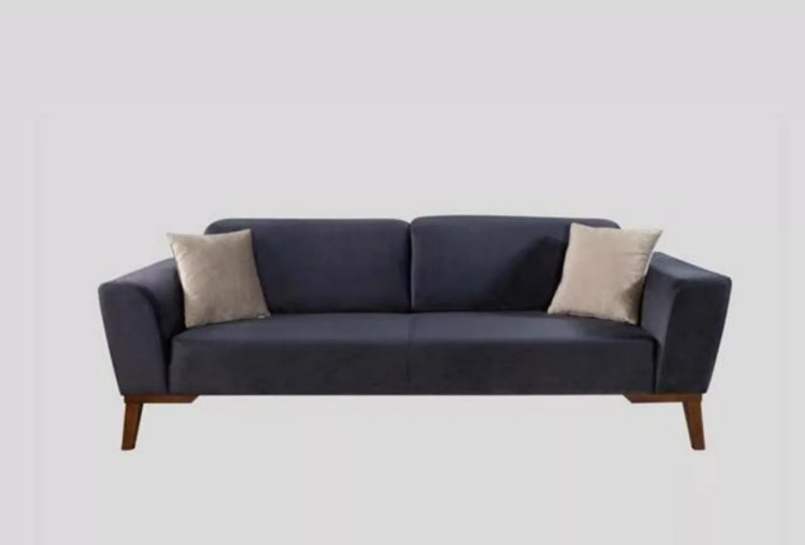 JVmoebel Sofa Textil Sofagarnitur 3+3+1 Sitz Sofa Sessel Beige Luxus, 3 Tei günstig online kaufen