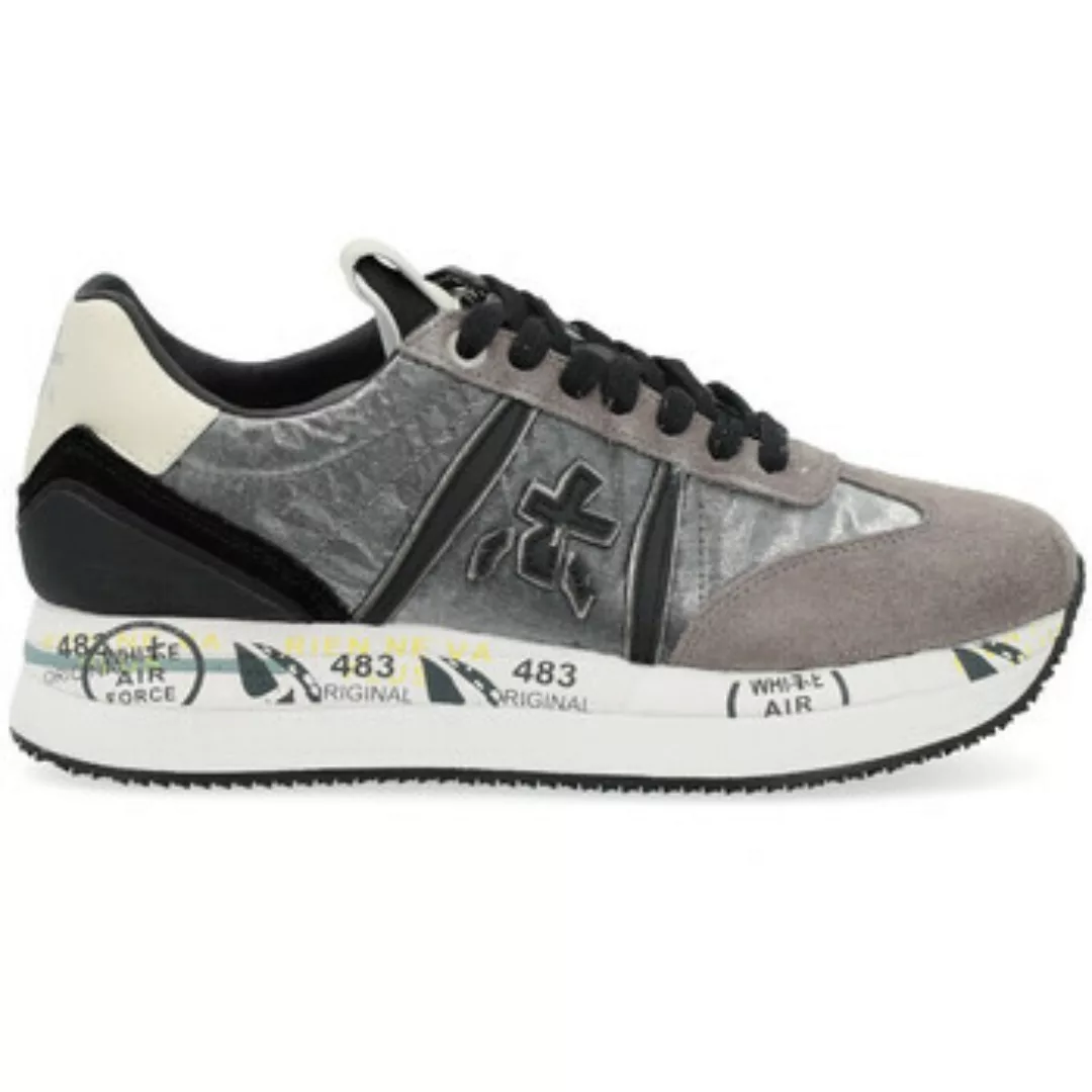 Premiata  Sneaker Sneaker  Conny aus grauem Stoff und Wildleder günstig online kaufen