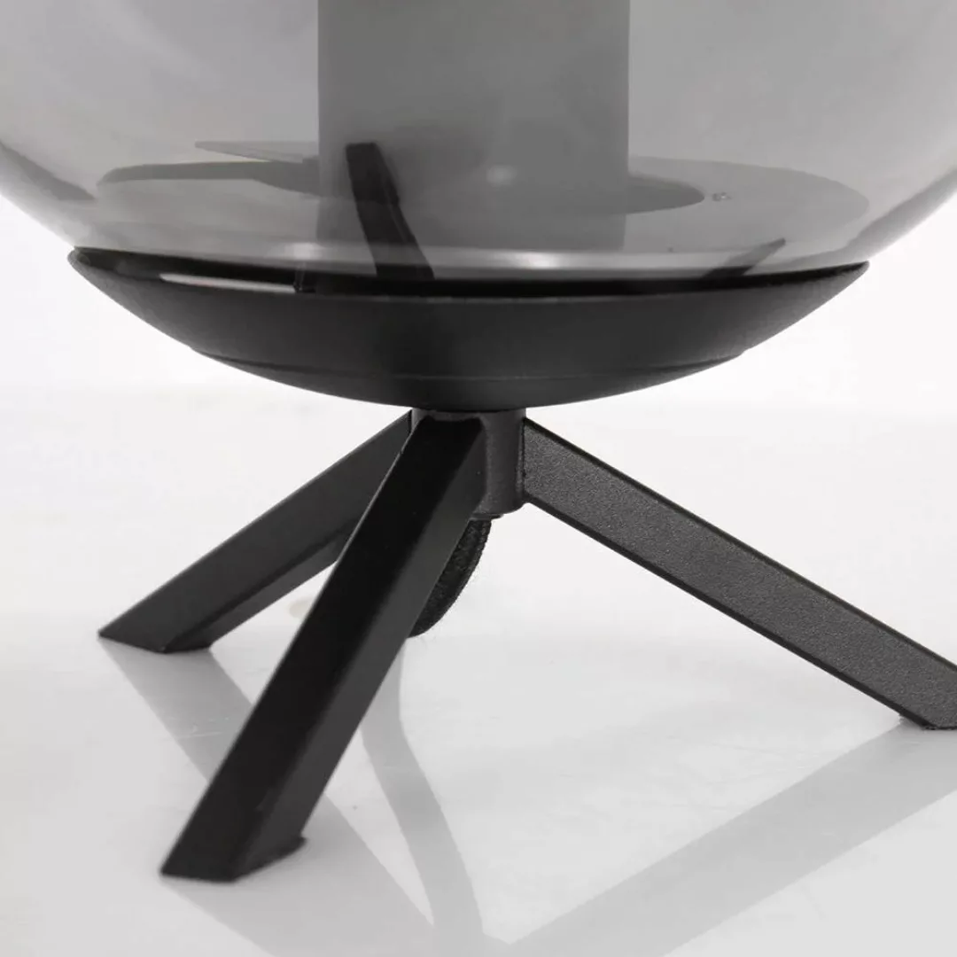 Tischleuchte Bollique in Schwarz E27 200x260mm günstig online kaufen