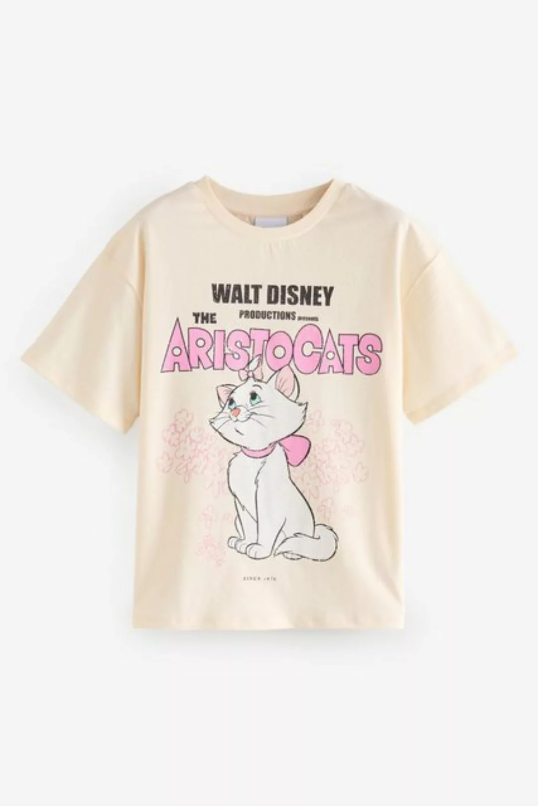 Next T-Shirt Oversized Fit T-Shirt, Disney Marie Aristocats (1-tlg) günstig online kaufen