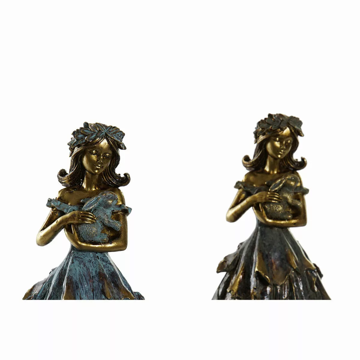 Deko-figur Dkd Home Decor Harz (2 Pcs) (17 X 12.5 X 29.5 Cm) günstig online kaufen