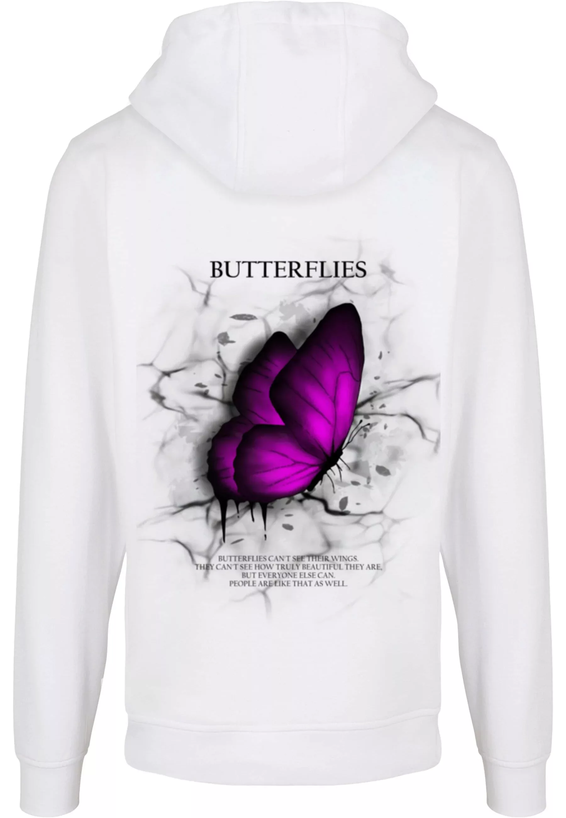 Merchcode Kapuzensweatshirt "Merchcode Herren Butterflies Basic Hoody" günstig online kaufen