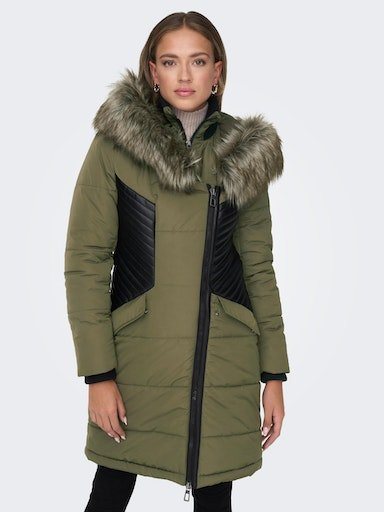 ONLY Steppjacke ONLLITTA FUR HOOD COAT CC OTW günstig online kaufen