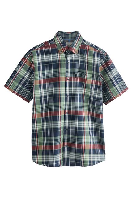 Next Kurzarmhemd Pflegeleichtes Button-Down-Oxfordhemd, Regular-Fit (1-tlg) günstig online kaufen