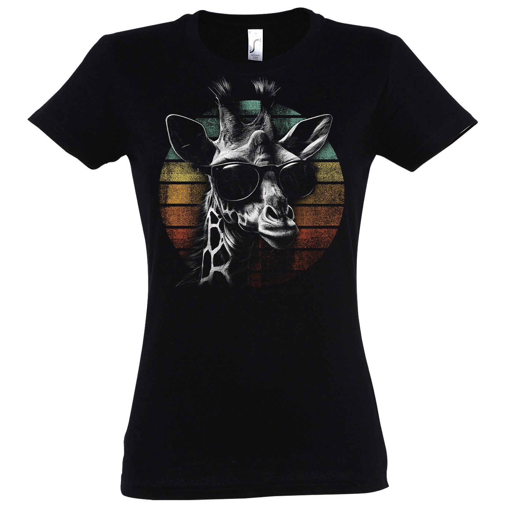Youth Designz Print-Shirt Retro Giraffe Damen günstig online kaufen