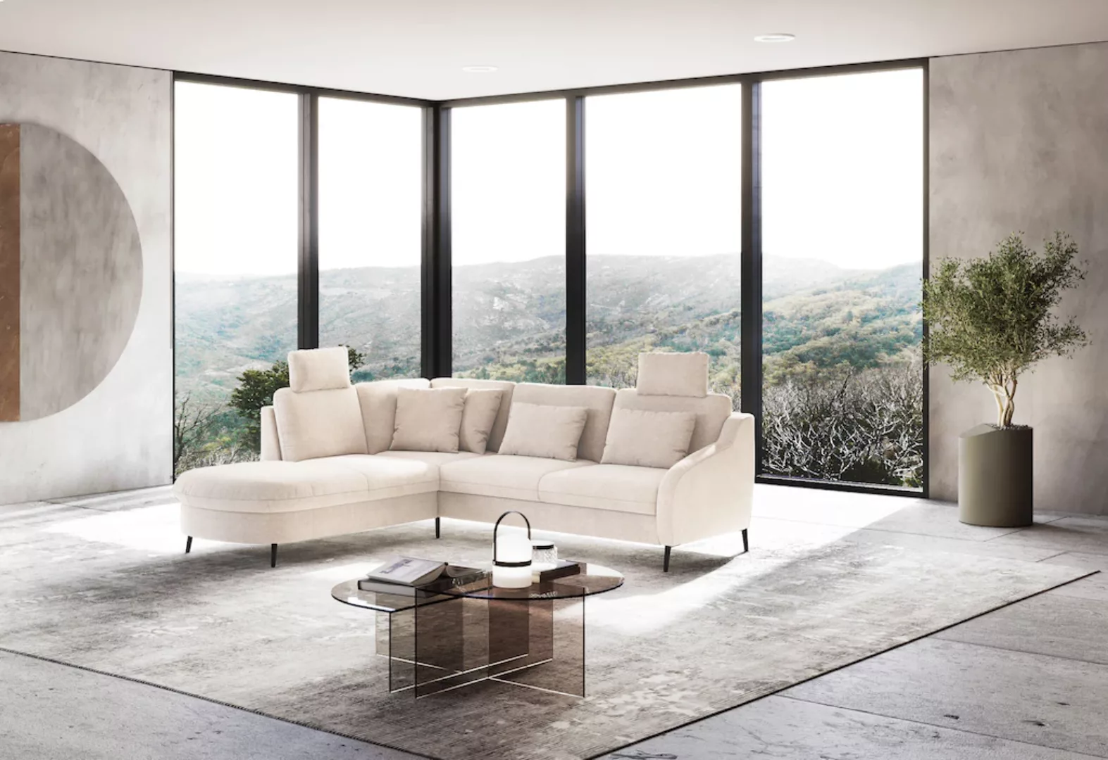 sit&more Ecksofa »Soul L-Form«, wahlweise mit Bettfunktion und Bettkasten o günstig online kaufen