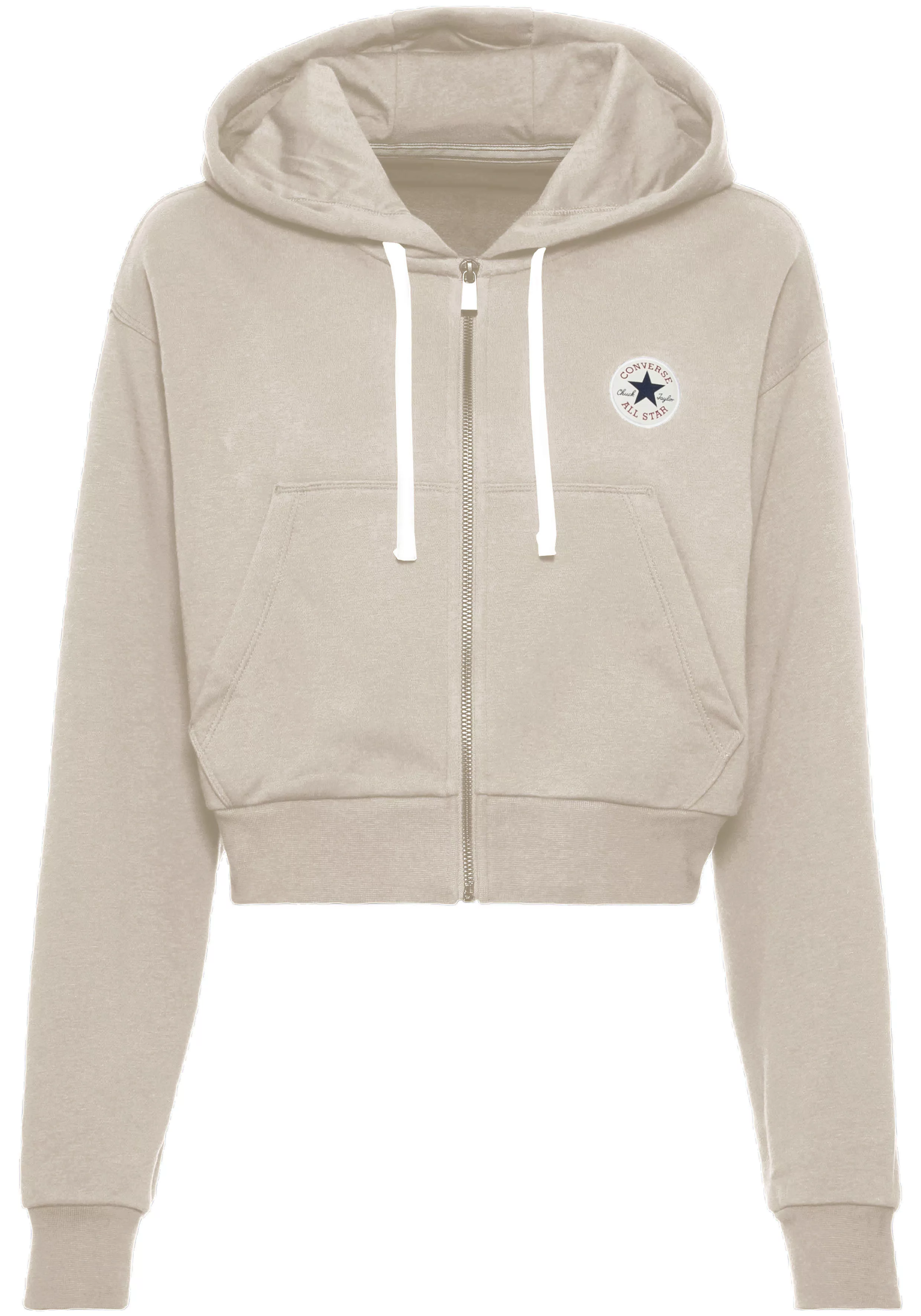 Converse Sweatjacke "WOMENS CONVERSE RETRO FULL-ZIP HOODIE" günstig online kaufen