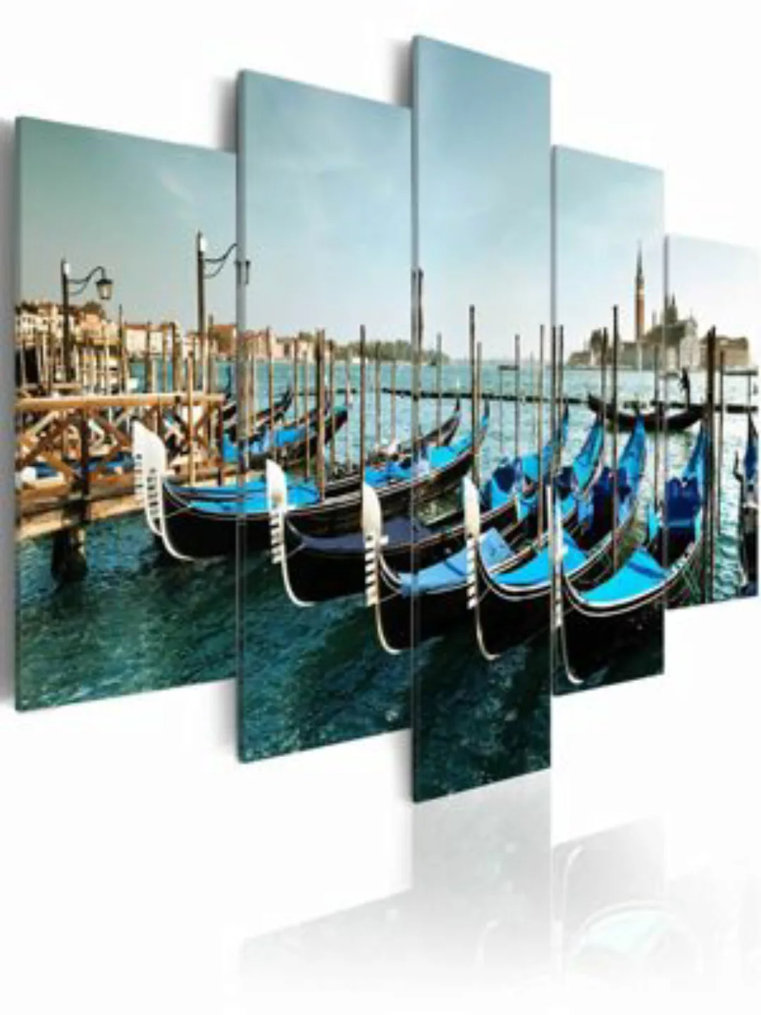 artgeist Wandbild Kanal in Venedig türkis Gr. 200 x 100 günstig online kaufen