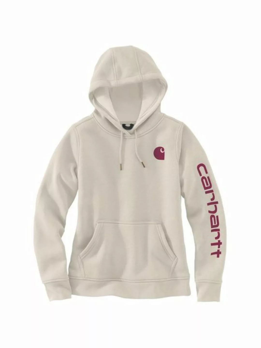 Carhartt Kapuzensweatshirt Carhartt LogoSleeve Graphic Sweatshirt weiß/lila günstig online kaufen