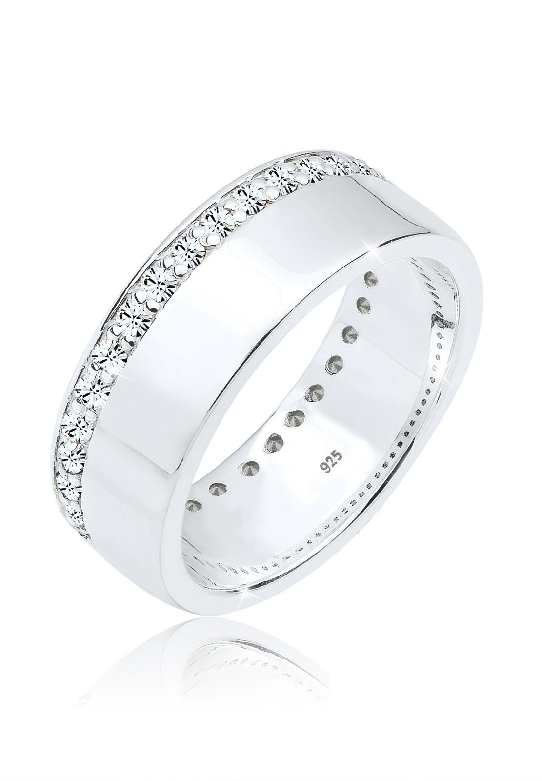 Elli Fingerring Bandring Kristalle Funkelnd 925 günstig online kaufen