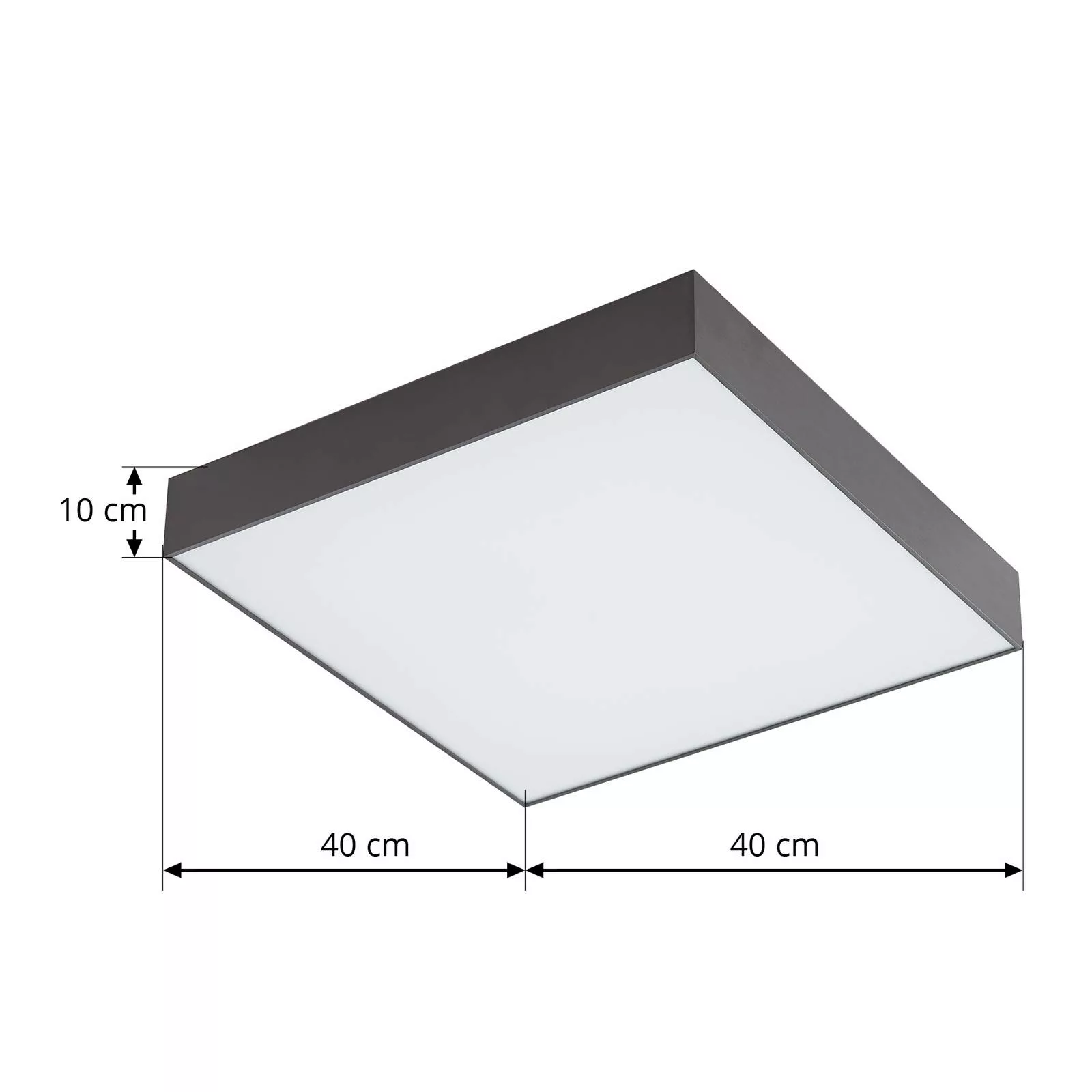Lucande Leicy LED-Deckenlampe RGB color flow 40cm günstig online kaufen