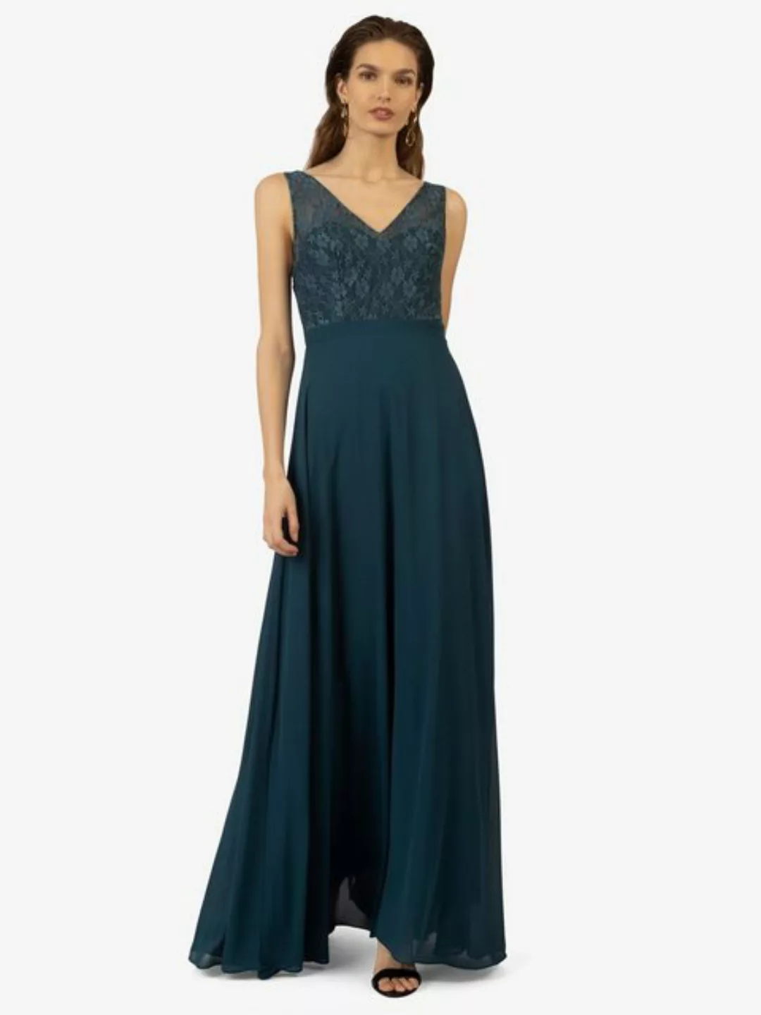Kraimod Abendkleid aus hochwertigem Polyester Material mit tiefer V-Ausschn günstig online kaufen