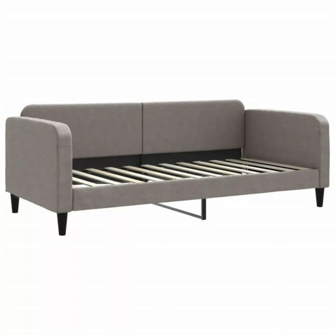 vidaXL Gästebett Tagesbett Taupe 90x200 cm Stoff Gästebett Gästecouch Gäste günstig online kaufen