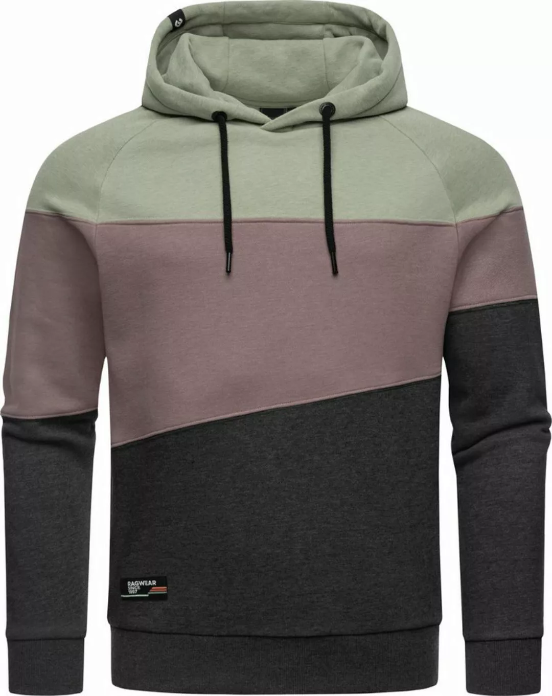 Ragwear Kapuzenpullover "Thres", Sportlicher Herren Pullover mit Blockstrei günstig online kaufen