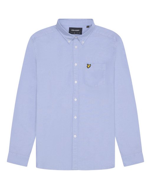 Lyle & Scott Langarmhemd Monochrome Baumwolle günstig online kaufen